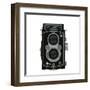 Old School Classic Tlr Camera-andeo-Framed Art Print