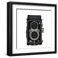 Old School Classic Tlr Camera-andeo-Framed Art Print