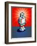 Old School Robot-artplay-Framed Art Print