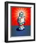 Old School Robot-artplay-Framed Art Print