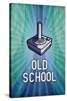 Old School Video Game Poster Print-null-Stretched Canvas