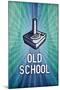 Old School Video Game Poster Print-null-Mounted Poster