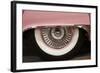Old School White Tire on a Pink Car, Endee, New Mexico-Julien McRoberts-Framed Photographic Print