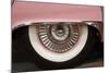 Old School White Tire on a Pink Car, Endee, New Mexico-Julien McRoberts-Mounted Photographic Print