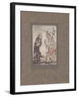 'Old Scratch Has Got His Own at Last, Hey?', 1915-Arthur Rackham-Framed Giclee Print