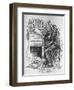 Old Scrooge Sat Busy in His Counting House'-null-Framed Art Print