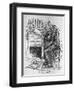 Old Scrooge Sat Busy in His Counting House'-null-Framed Art Print