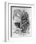 Old Scrooge Sat Busy in His Counting House'-null-Framed Art Print