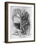 Old Scrooge Sat Busy in His Counting House'-null-Framed Art Print