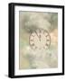 Old Sepia Clock-justdd-Framed Art Print