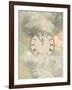 Old Sepia Clock-justdd-Framed Art Print