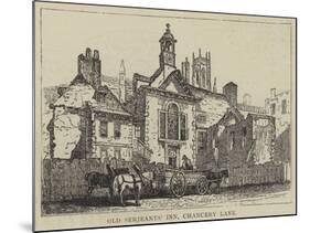 Old Serjeants' Inn, Chancery Lane-null-Mounted Giclee Print