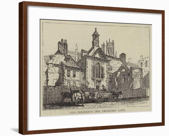 Old Serjeants' Inn, Chancery Lane-null-Framed Giclee Print