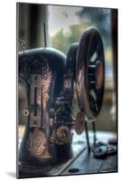 Old Sewing Machine-Nathan Wright-Mounted Photographic Print