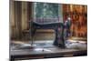 Old Sewing Machine-Nathan Wright-Mounted Photographic Print