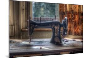 Old Sewing Machine-Nathan Wright-Mounted Photographic Print