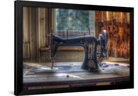 Old Sewing Machine-Nathan Wright-Framed Photographic Print