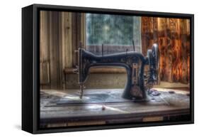 Old Sewing Machine-Nathan Wright-Framed Stretched Canvas