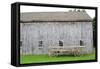 Old Shaker Barn with Wagon Photo Poster-null-Framed Stretched Canvas