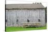 Old Shaker Barn with Wagon Photo Poster-null-Stretched Canvas