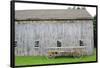 Old Shaker Barn with Wagon Photo Poster-null-Framed Poster