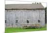 Old Shaker Barn with Wagon Photo Poster-null-Mounted Poster