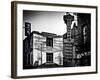 Old Shops and Stores in Philadelphia, Pennsylvania, United States, Black and White Photography-Philippe Hugonnard-Framed Photographic Print