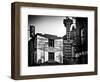 Old Shops and Stores in Philadelphia, Pennsylvania, United States, Black and White Photography-Philippe Hugonnard-Framed Photographic Print