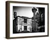 Old Shops and Stores in Philadelphia, Pennsylvania, United States, Black and White Photography-Philippe Hugonnard-Framed Photographic Print