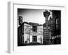 Old Shops and Stores in Philadelphia, Pennsylvania, United States, Black and White Photography-Philippe Hugonnard-Framed Photographic Print