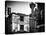 Old Shops and Stores in Philadelphia, Pennsylvania, United States, Black and White Photography-Philippe Hugonnard-Stretched Canvas