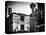 Old Shops and Stores in Philadelphia, Pennsylvania, United States, Black and White Photography-Philippe Hugonnard-Stretched Canvas