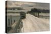 Old Shoreham Bridge, 1904-William Henry Bond-Stretched Canvas