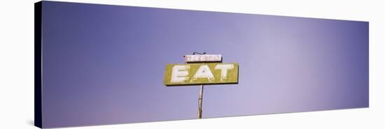 Old Sign Board, Highway 395, California, USA-null-Stretched Canvas