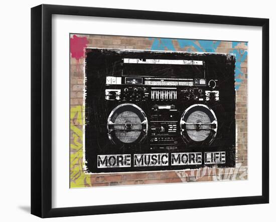 Old Skool - Graffiti-Tom Frazier-Framed Giclee Print