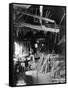 Old Smithy Interior-null-Framed Stretched Canvas