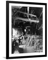 Old Smithy Interior-null-Framed Photographic Print