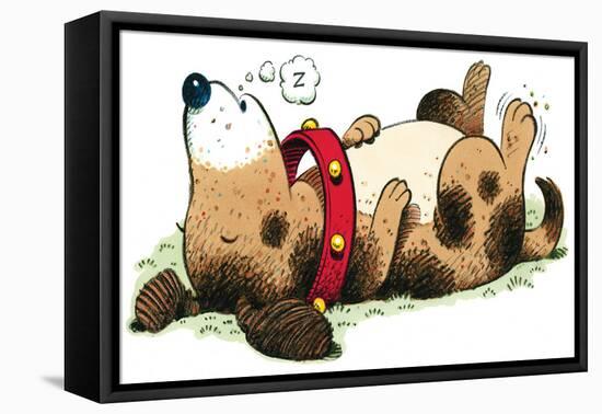 Old Snore! - Humpty Dumpty-BB Sams-Framed Stretched Canvas