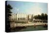 Old Somerset House from the River Thames, London-Canaletto-Stretched Canvas