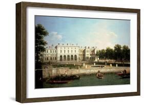 Old Somerset House from the River Thames, London-Canaletto-Framed Giclee Print