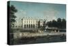 Old Somerset House on the Thames, 1746-1750-Giovanni Antonio Canal-Stretched Canvas