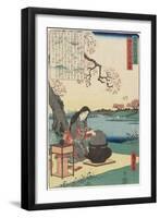 Old Sotry of the Otama Pond in Kanda, Early 19th Century-Utagawa Hiroshige-Framed Giclee Print