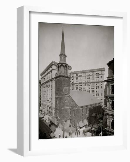 Old South Meeting House and Old South Building, Boston, Mass.-null-Framed Photo