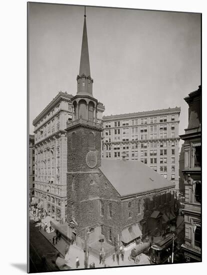 Old South Meeting House and Old South Building, Boston, Mass.-null-Mounted Photo