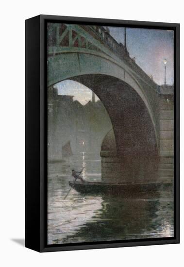 Old Southwark Bridge, C.1919-Christopher Richard Wynne Nevinson-Framed Stretched Canvas