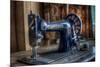 Old Sowing Machine-Nathan Wright-Mounted Photographic Print