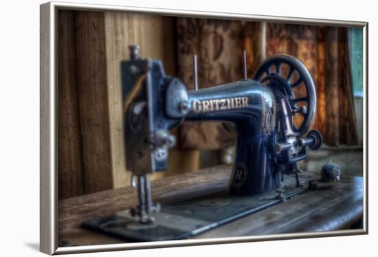 Old Sowing Machine-Nathan Wright-Framed Photographic Print