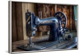 Old Sowing Machine-Nathan Wright-Framed Photographic Print