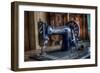 Old Sowing Machine-Nathan Wright-Framed Photographic Print