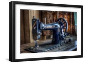 Old Sowing Machine-Nathan Wright-Framed Photographic Print